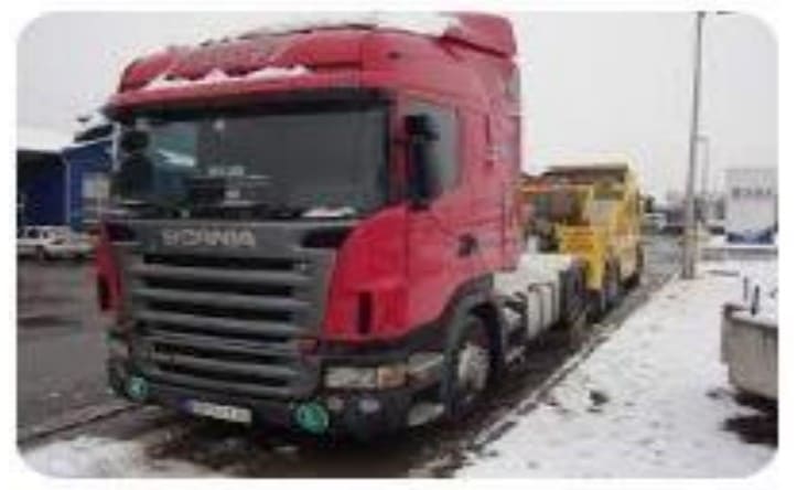 Natovareno transportno vozilo u kvaru može se vući do prvog odgovarajućeg odredišta za utovar-istovar.