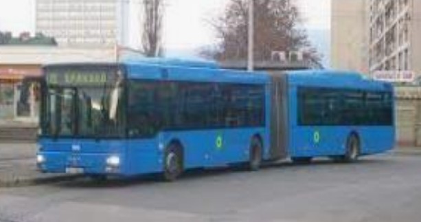 Kolika je najveća brzina zglobnog autobusa bez mesta za stajanje?