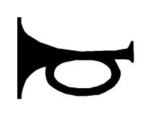 Simboli i paraqitur në figurë vendoset mbi butonin që aktivizon sinjalin zanor të mjetit (boria). 