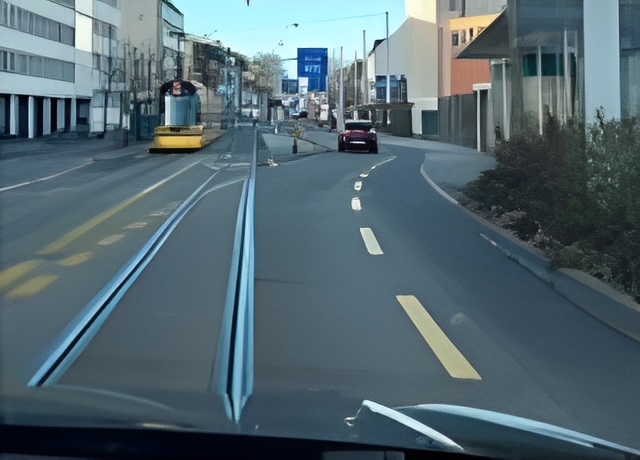 What should you consider while driving in this situation?