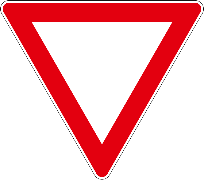 The traffic sign indicates the road with priority of passage.
