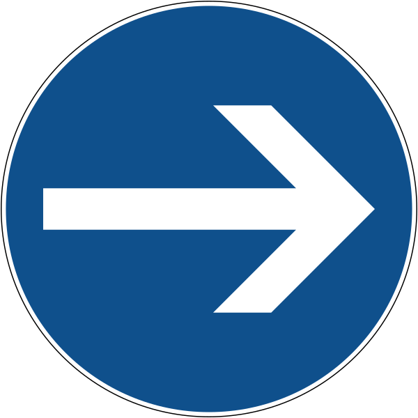 The traffic sign indicates a traffic stop in this direction.
