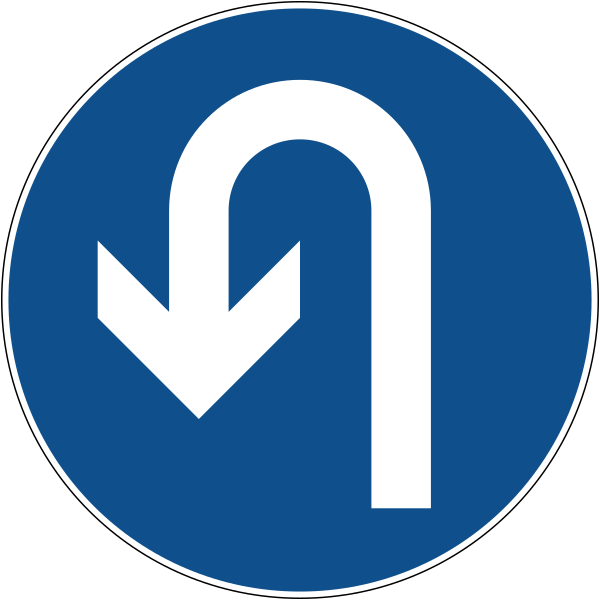The traffic sign indicates the road where the traffic takes place in two directions.