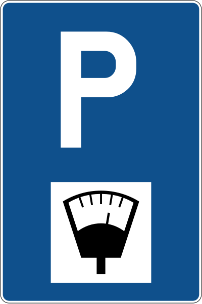 The traffic sign indicates the duration of parking.