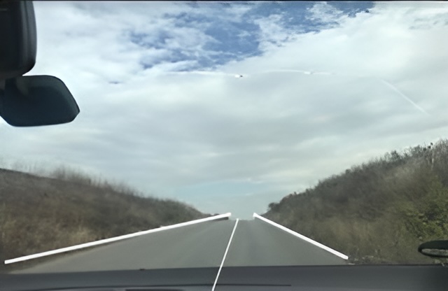 In this situation, caution should be increased if we are Approaching the neck of the mont (road ridge) I may come across a vehicle moving in my lane.