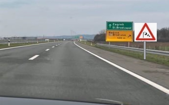 Jaki bočni vetrovi predstavljaju opasnost samo za vozila na dva točka (bicikli, mopedi, motocikli bez bočnih prikolica).
