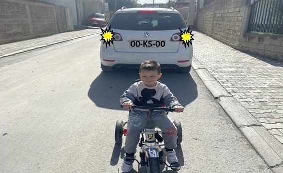 Before driving, the driver is obliged to visually look around the car.