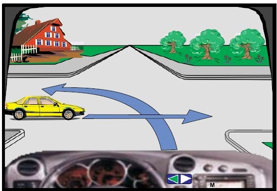 At this intersection, I move first.