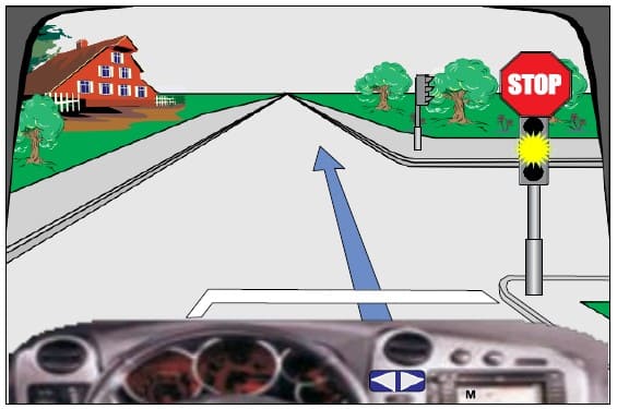 At this intersection, it will continue moving without  stopping.