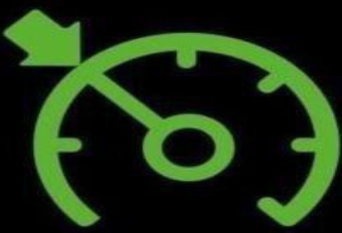 The control lamp signals (indicates) that the cruise control is not activated.